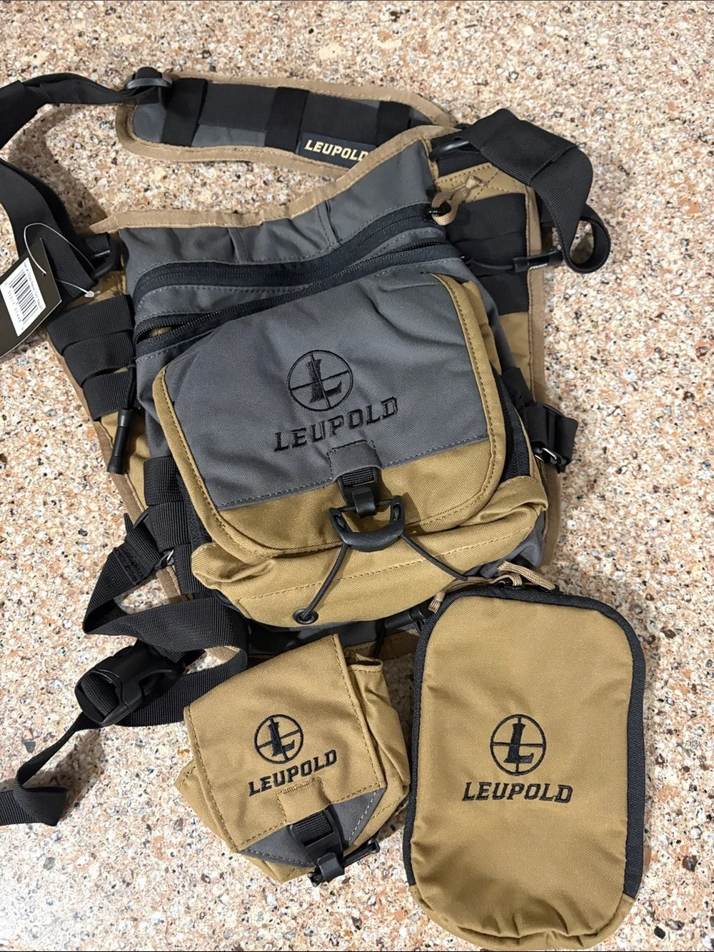 NWT Leupold Recon GO Bag XF in Shadow Gray/Tan